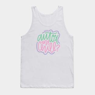 AutoX And Chill? -  Mint / Pink / Purple Tank Top